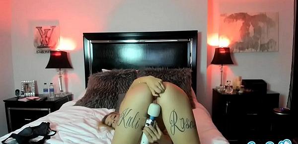  CamSoda - Kali Roses First Time on Cam Masturbation Anal Play